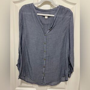 Coldwater Creek Button-Up Blouse
